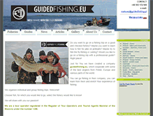 Tablet Screenshot of guidedfishing.eu